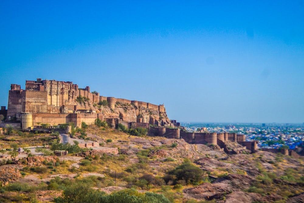 Mehrangarh Fort in Rajasthan, often associated with the soulful tune of Kesariya Balam.