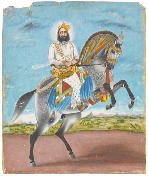 Maharaja Bakhtawar Singh of Alwar, who is believed to have built a Karni Mata temple after being cured of a deadly illness.