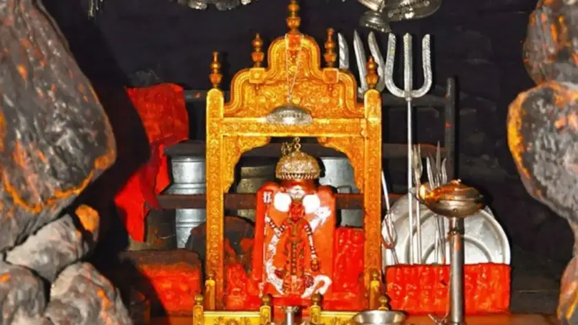 Karni Mata Temple built by Maharaja Bakhtawar Singh in Alwar after he recovered from an unexplained illness.