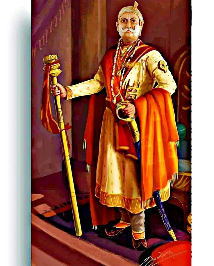 Portrait of Maharaja Surajmal, founder of Lohagarh Fort